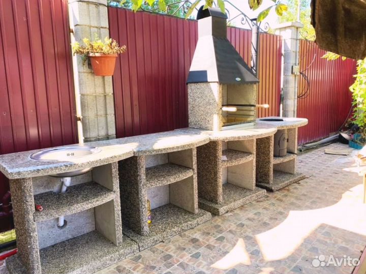 Модульная печь барбекю