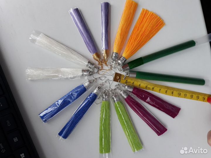 Серьги-кисти в ассортименте