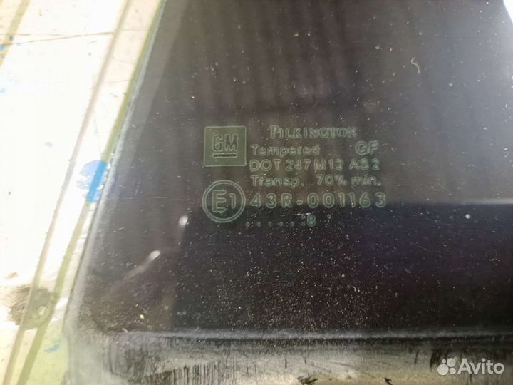 Форточка задней двери Opel Astra. Седан