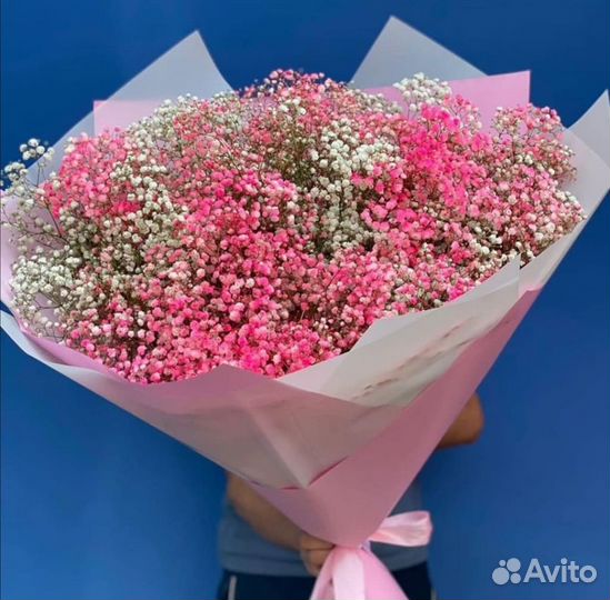 Букеты Гипсофилы (разные цвета)