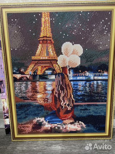 Алмазная вышивка готовая работа