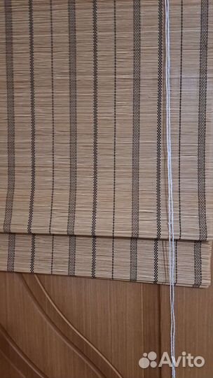 Штора римская из бамбука