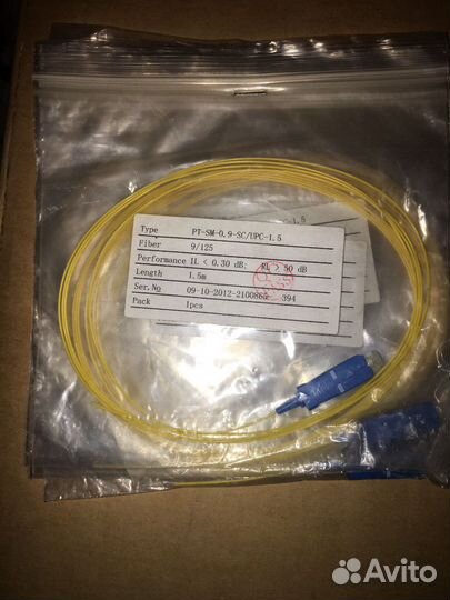 Оптические патчкорды новые