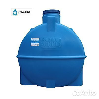 Емкость пластиковая 2 м3 для сыпучих продуктов (го