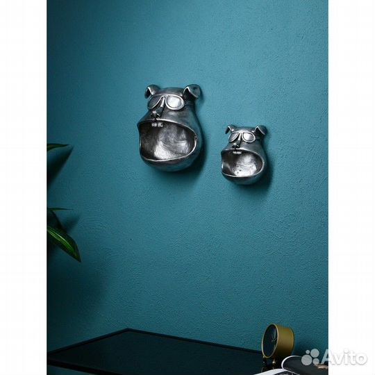 Набор настенных фигур 'Собака', полистоун, 25 см