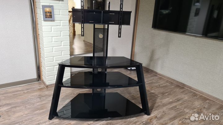 Стеклянная тумба под тв телевизор