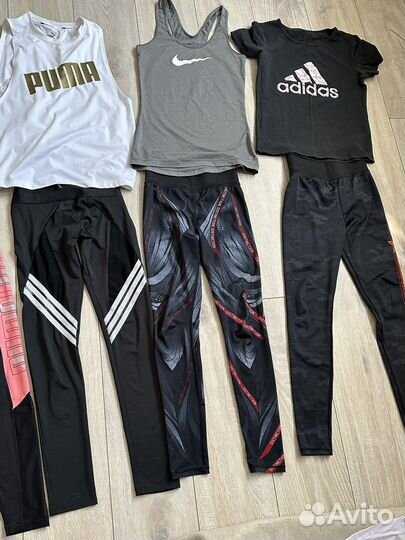 Спортивная одежда для фитнеса nike adidas puma