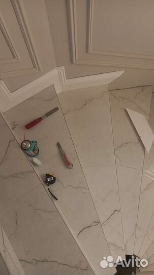 Установка плинтусов, ламината