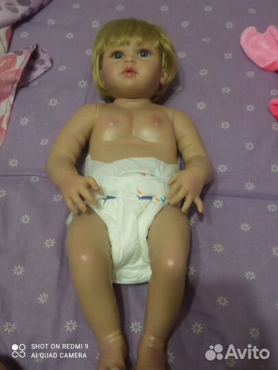 Кукла Реборн полностью силиконовый 55 см