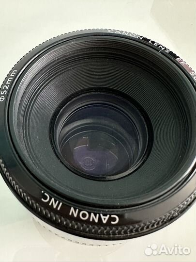 Объектив canon 50mm 1 8