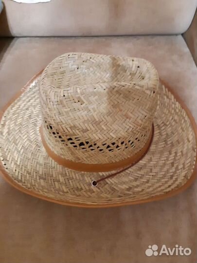 Соломенная шляпа мужская
