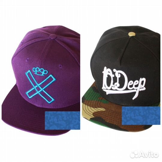 Кепка Снепбэк с прямым козырьком 10 Deep