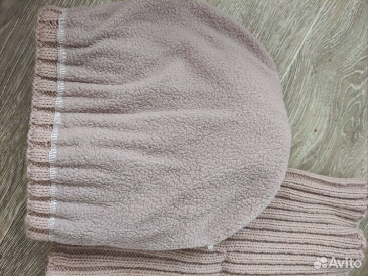 Шапка и снуд для девочки 54-56