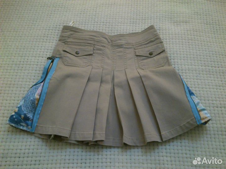 Оригинальная джинсовая юбка