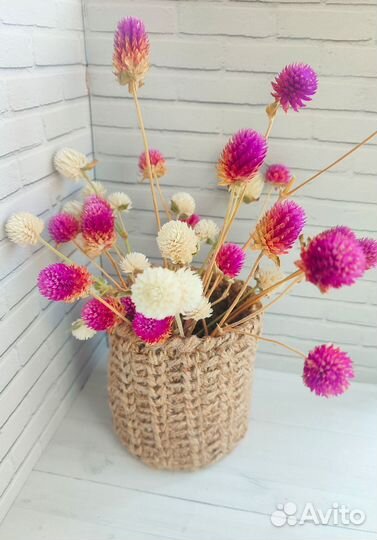 Корзина из джута