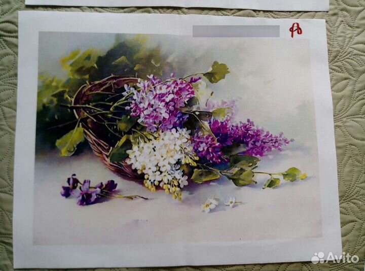 Принт, вышивка лентами