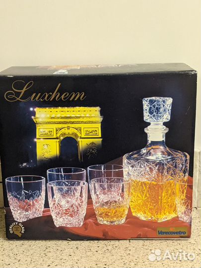 Штоф+6 стаканов(новый).Чайник фарфор ссср(новый)