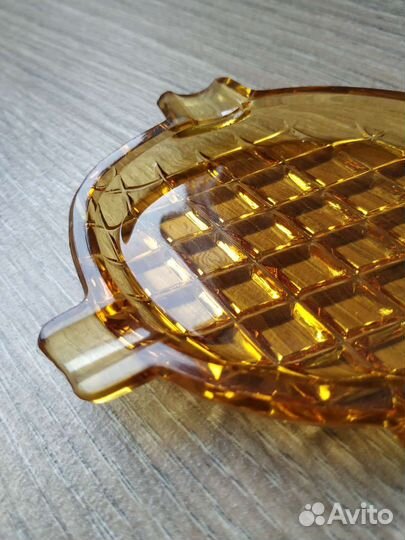 Пепельница цветное стекло Чехословакия черепаха