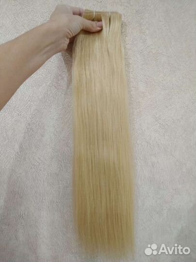 Волосы на лентах трессах для заколок натуральные