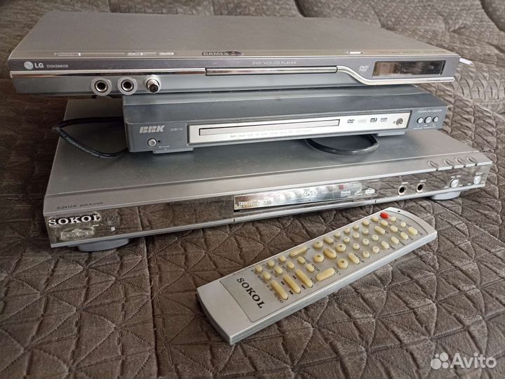 Dvd проигрыватели бу нерабочие на зп. ч