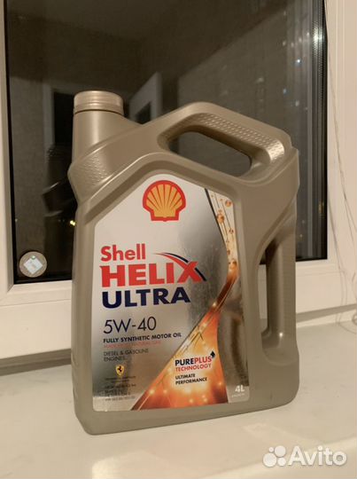 Масло моторное shell helix ultra 5w40