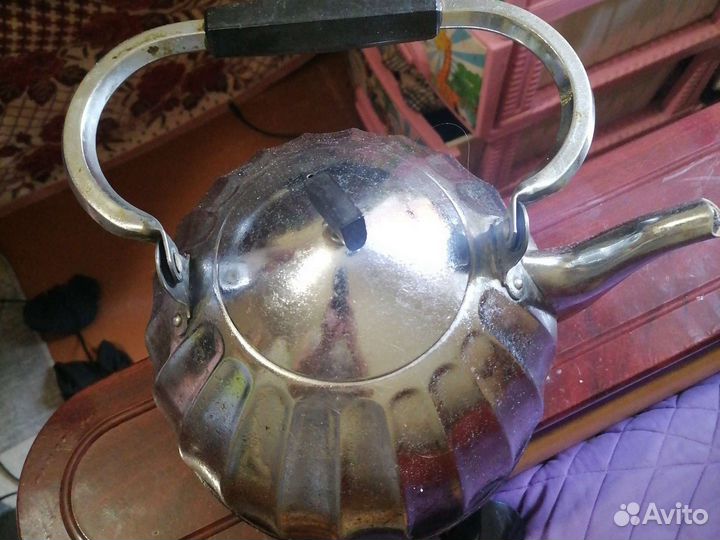 Чайник СССР кольчугино клеймо мнц Глухарь СССР