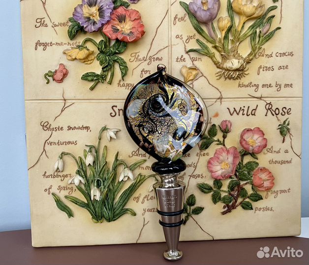 Murfnoмуранское стекло пробка для бутылки.Подарок