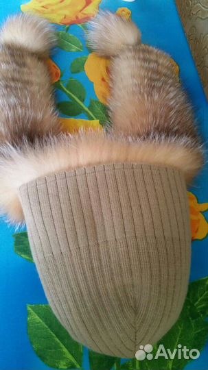 Шапка женская, лиса