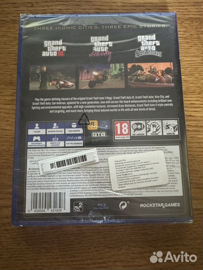 Grand Theft Auto the Trilogy PS4 (новый)