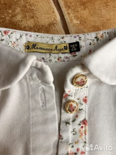 Блузка трикотажная Маленькая Леди 134