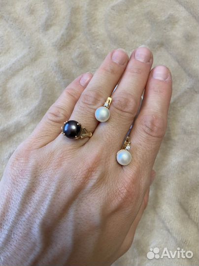 Серьги с жемчугом