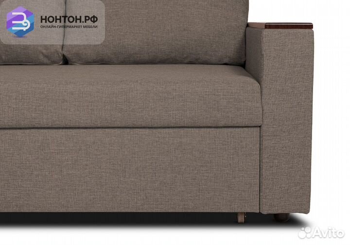 Диван угловой дельфин Тайлер бежевый