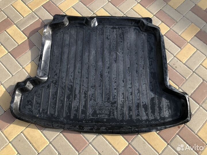 Коврик в багажник vw polo sedan