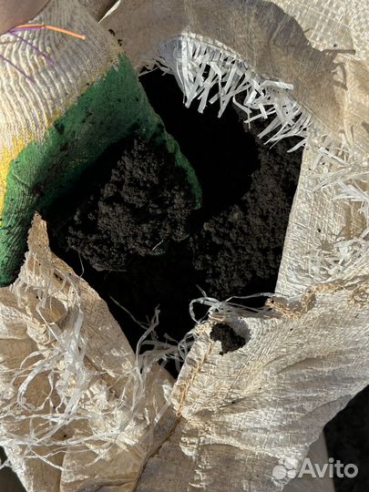 Чернозем в мешках