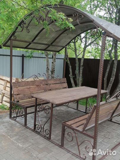 Беседка из поликарбоната