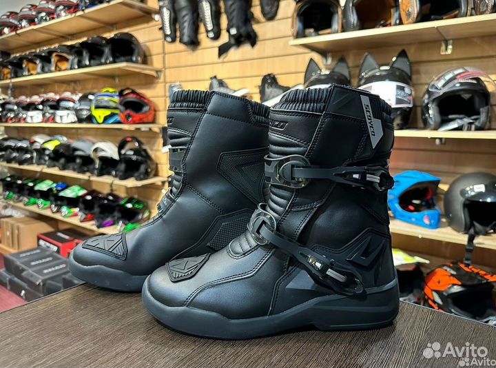 Мото боты высокие с защитой для мото