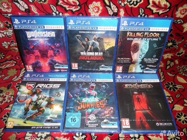 Игрушки для PS VR (PS4 & PS5)