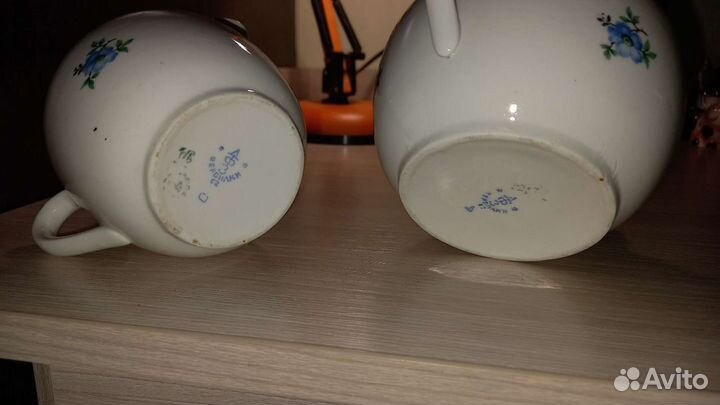 Молочник и сахарница 54-65 года Вербилки