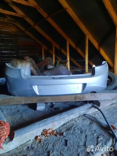 Бампер задний гранта седан