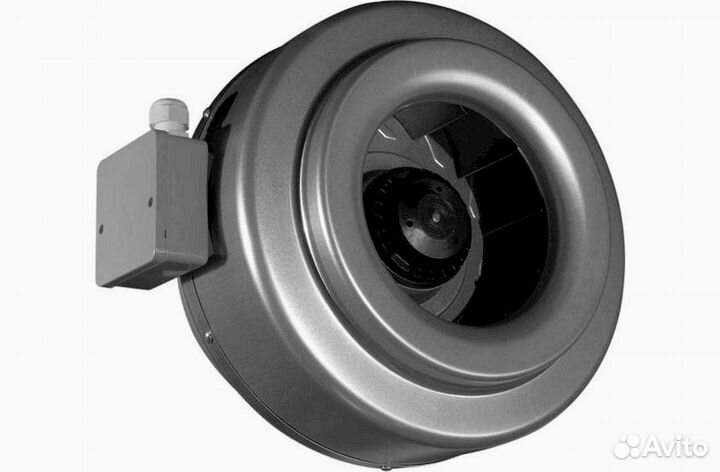 Канальный промышленный вентилятор