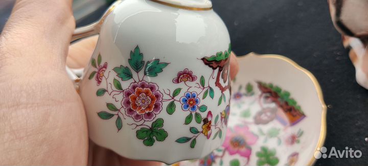 Кофейная пара чашка блюдце Майсен Meissen