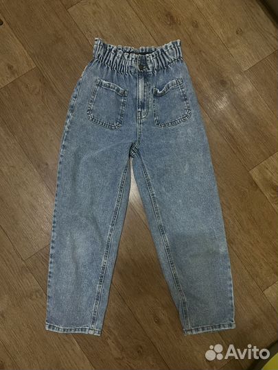 Джинсы Zara на девочку рост 152