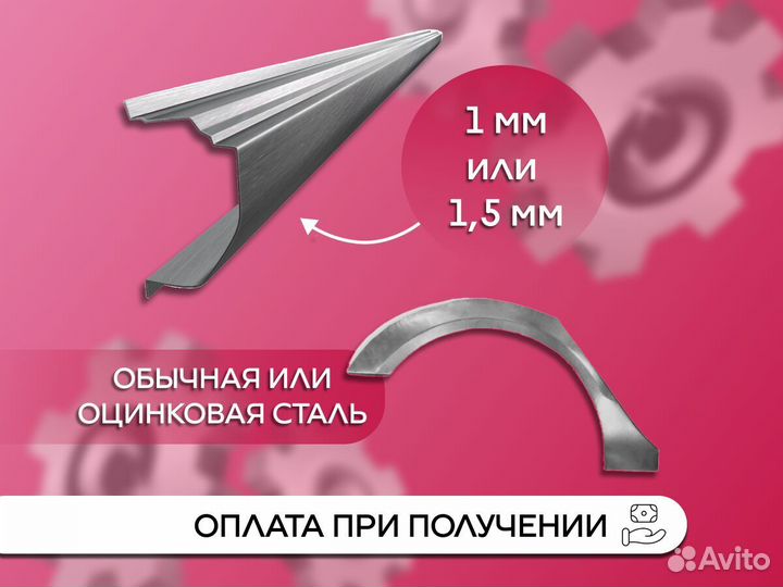 Пороги и арки на все авто Nissan Qashqai I рестайлинг (2010—2013)