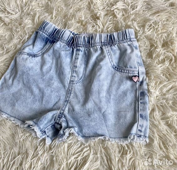 Джинсовые шорты для девочки 2/3 года