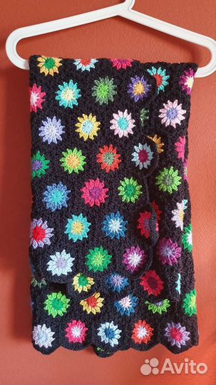 Плед детский вязаный ручная работа