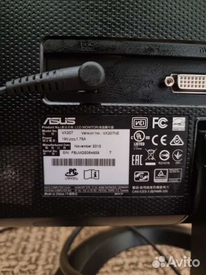 Монитор Asus VX 207 NE