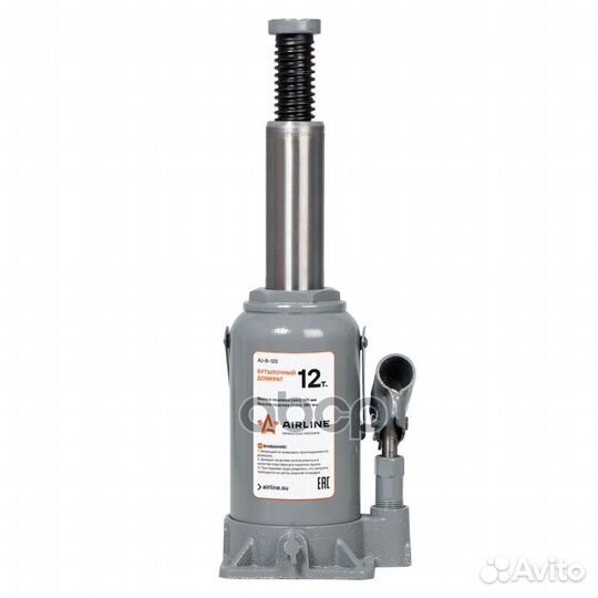 Домкрат бутылочный 12т (MIN - 195 мм MAX - 380