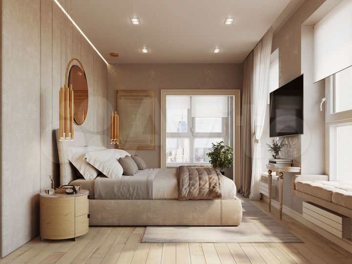 2-к. квартира, 69,6 м², 9/25 эт.