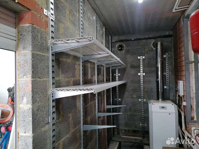 Стелажи для гаража, полки консоли