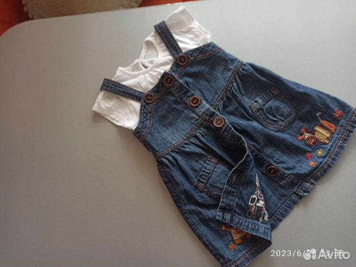 Платье для девочки 92